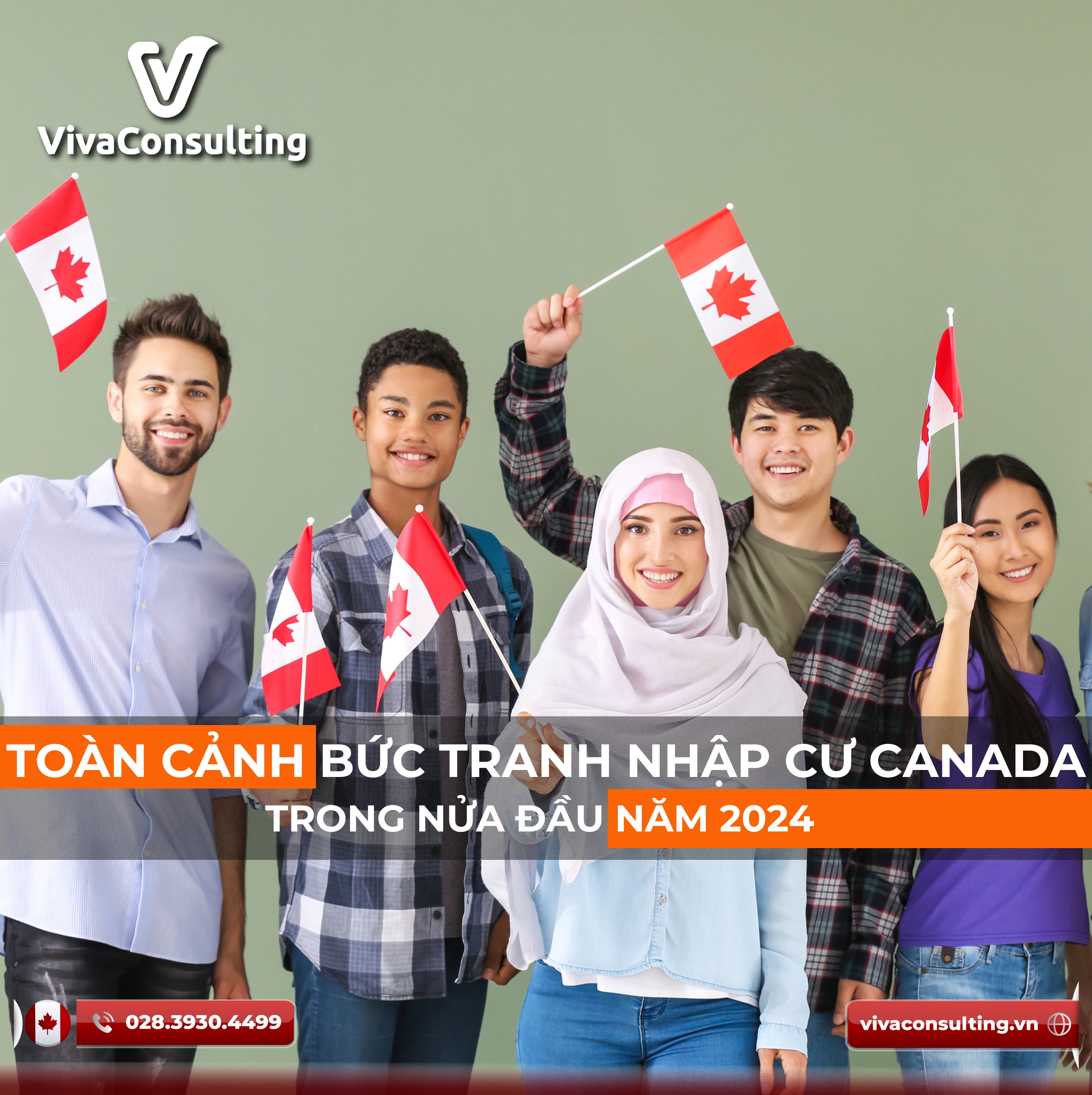 TOÀN CẢNH BỨC TRANH NHẬP CƯ CANADA TRONG NỬA ĐẦU NĂM 2024